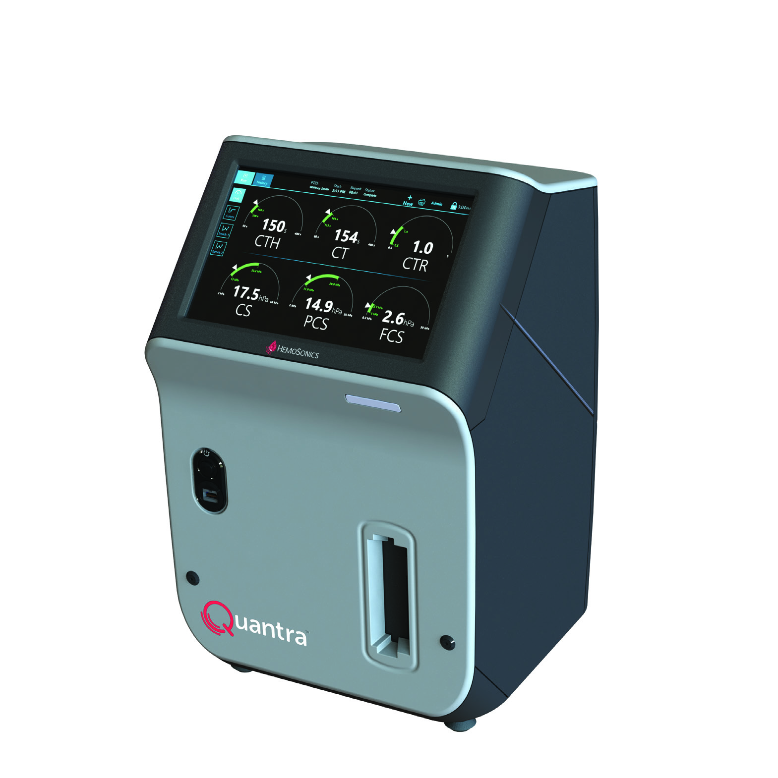 Image of Quantra analyzer by Stago and HemoSonics